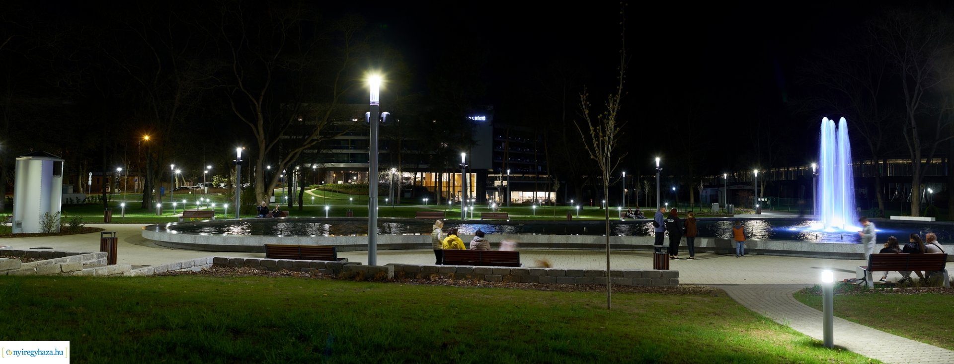 Újra üzemel a sóstói szökőkút 20220414