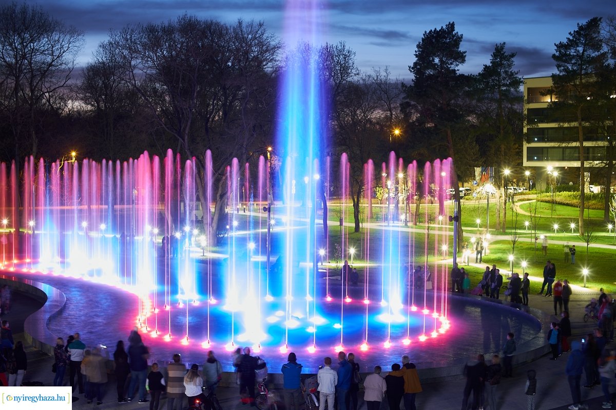 Újra üzemel a sóstói szökőkút 20220414