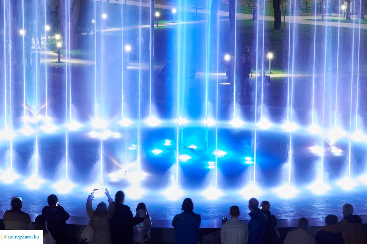 Újra üzemel a sóstói szökőkút 20220414