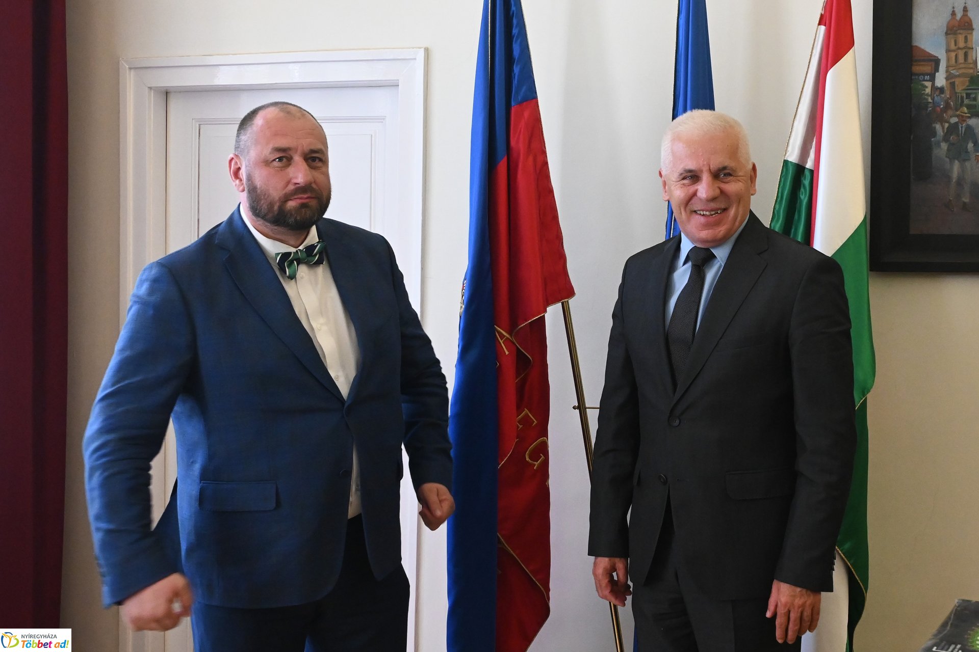 Ukrajna magyarországi nagykövete látogatott a Városházára