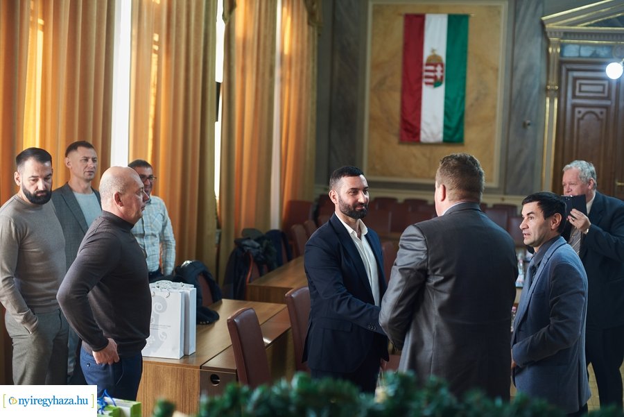 Ukrán delegáció a Városházán 20211123