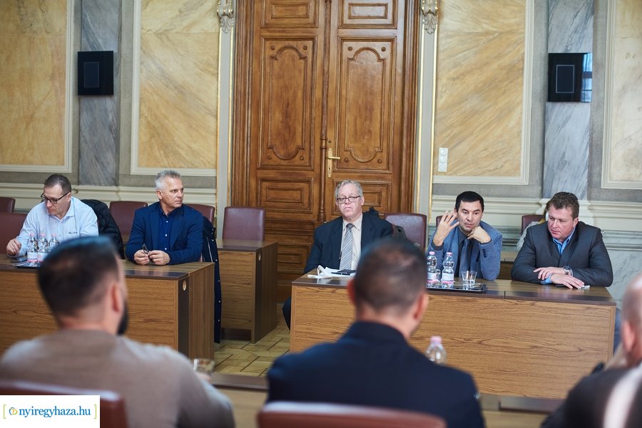 Ukrán delegáció a Városházán 20211123