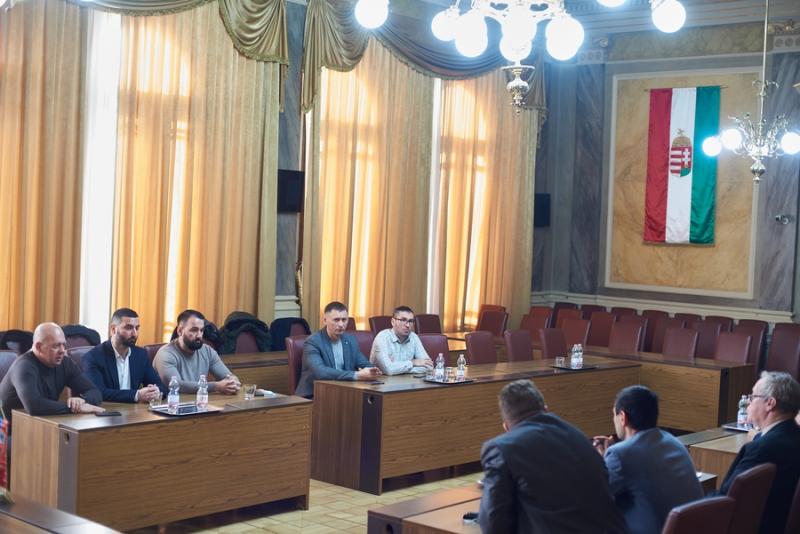 Ukrán delegáció a Városházán 20211123