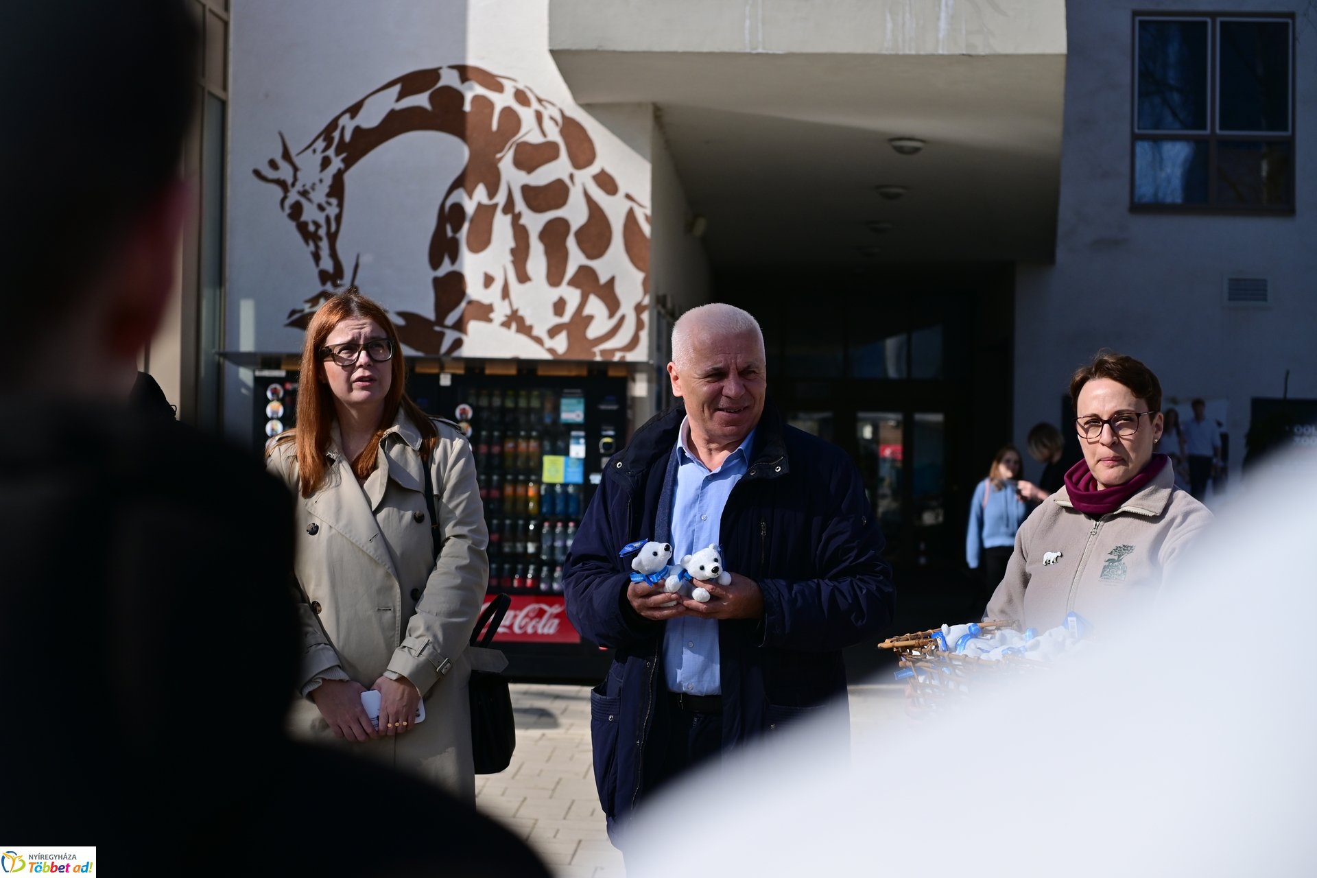 Ukrán gyerekek fogadása az állatparkban 2025 márciusában