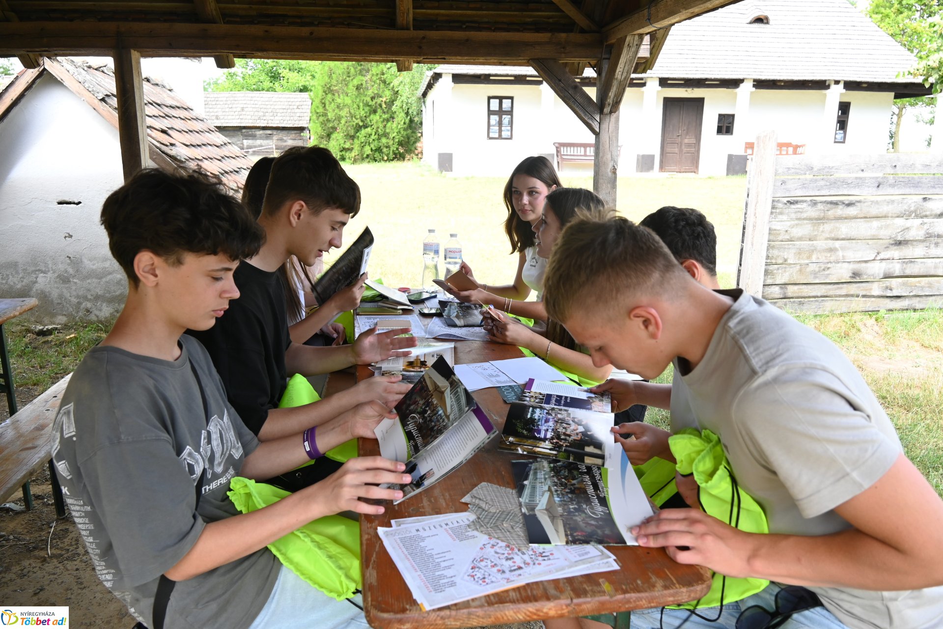 Ukrán gyerekek látogatása a Sóstói Múzeumfaluban