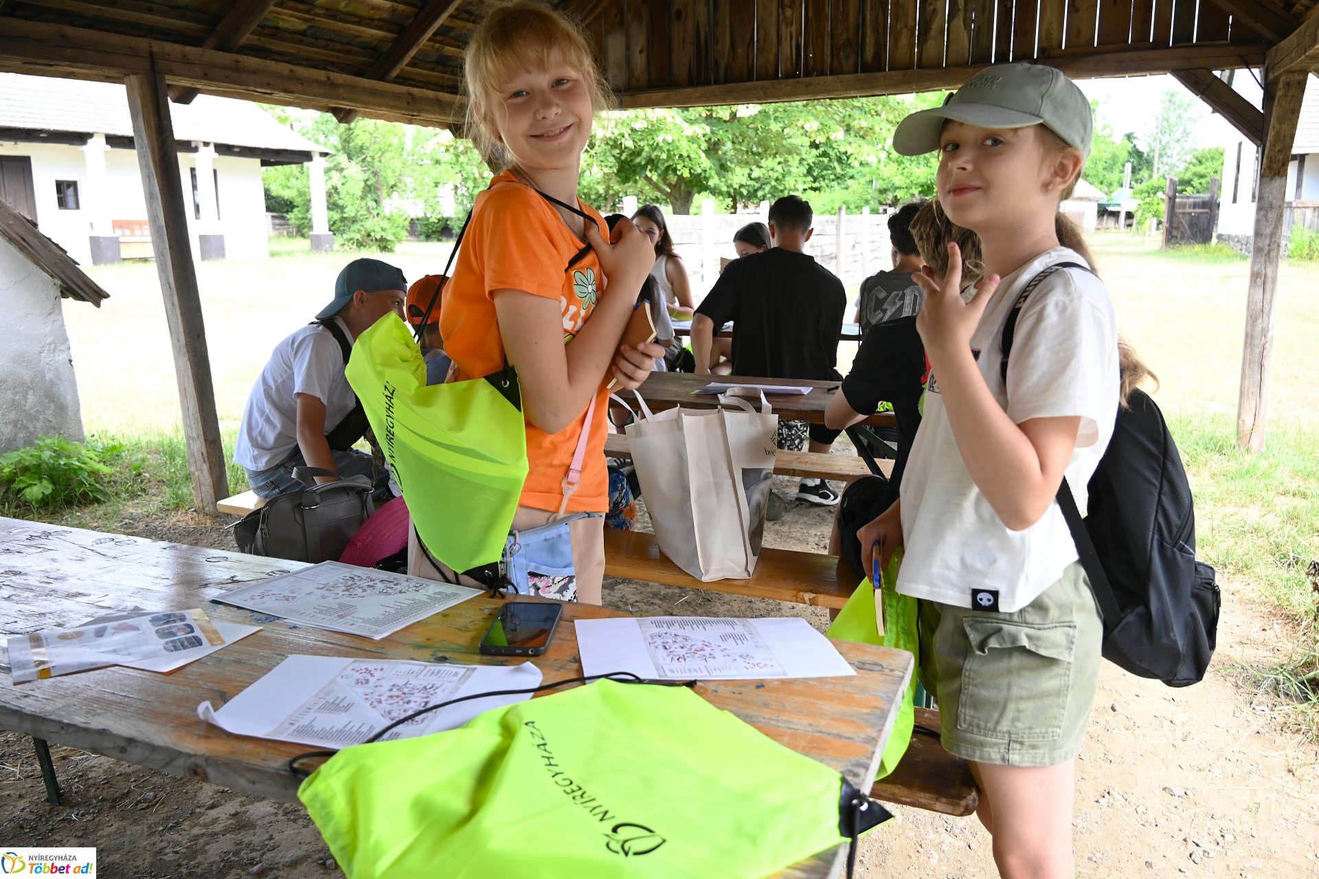 Ukrán gyerekek látogatása a Sóstói Múzeumfaluban