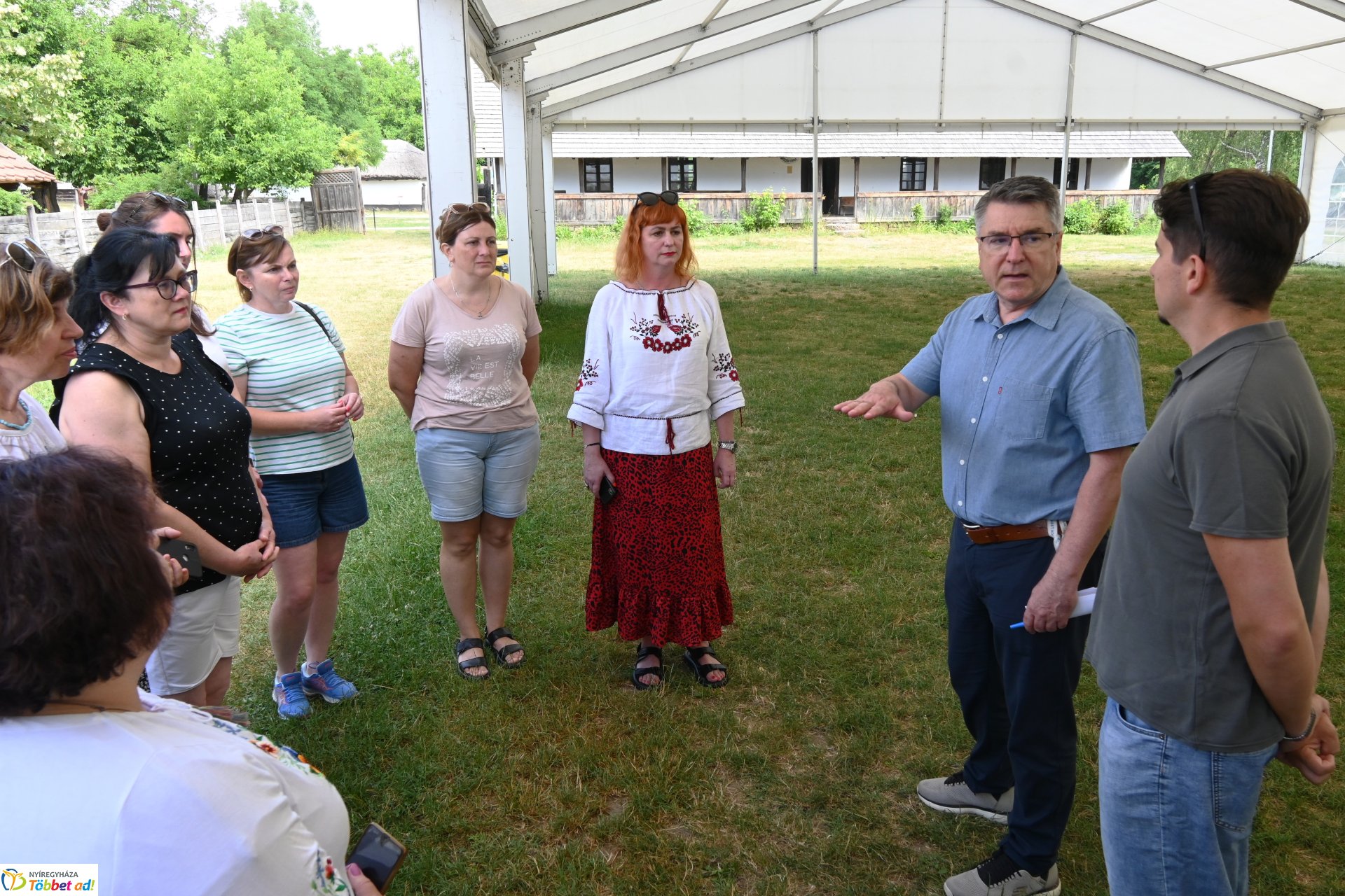 Ukrán gyerekek látogatása a Sóstói Múzeumfaluban