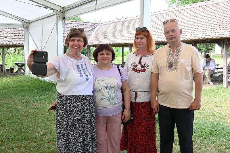 Ukrán gyerekek látogatása a Sóstói Múzeumfaluban