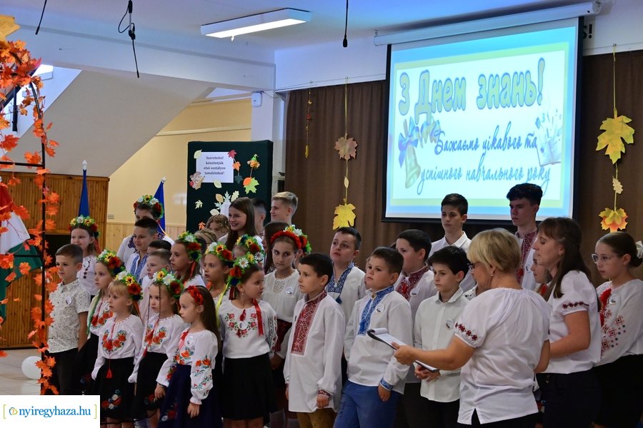Ukrán tanévnyitó 2024 - Nyíregyháza