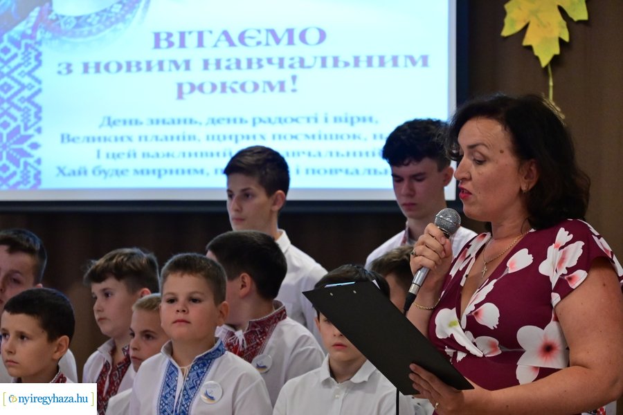 Ukrán tanévnyitó 2024 - Nyíregyháza