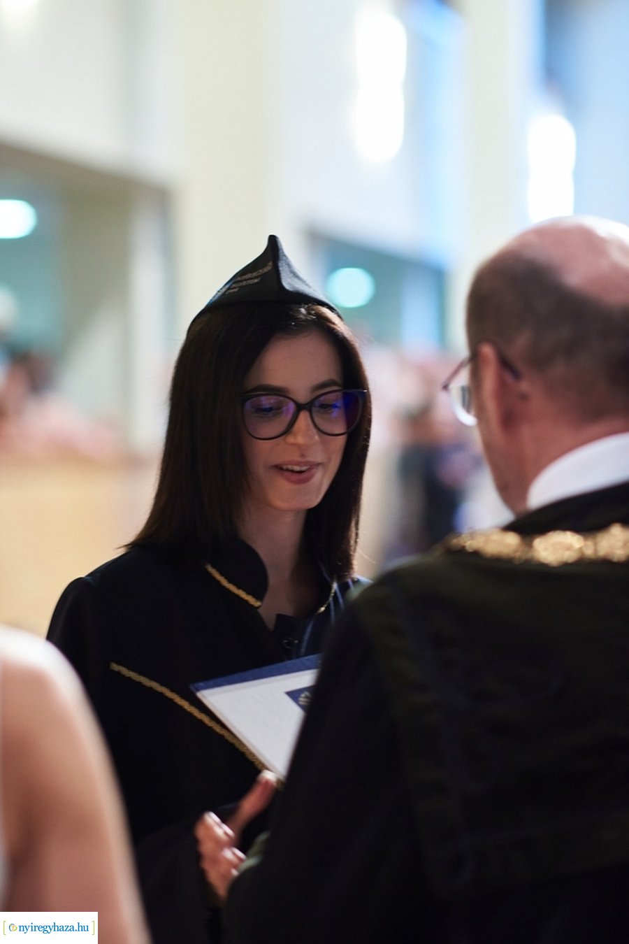 Ünnepélyes oklevélátadó az egyetemen 20240706