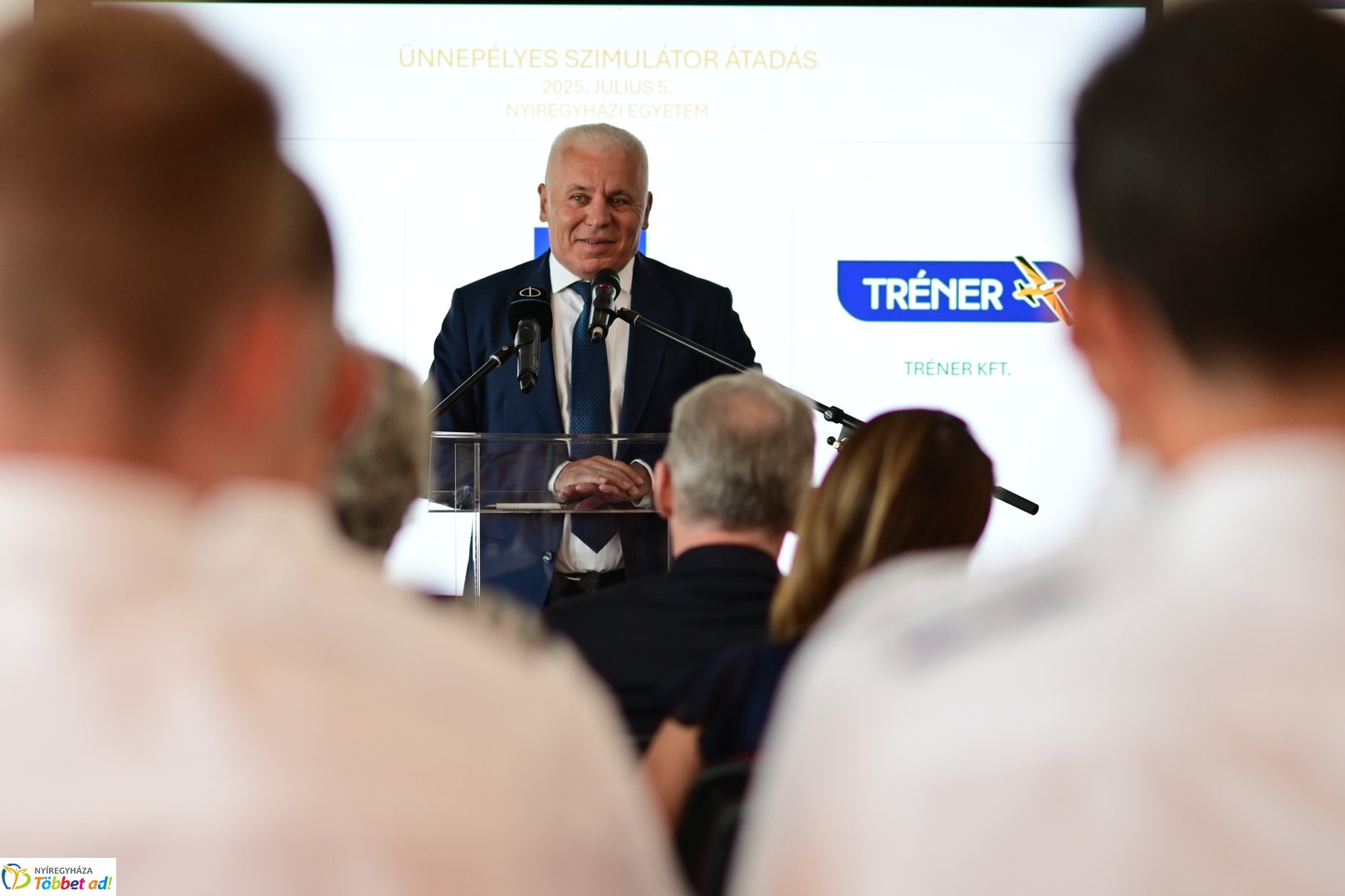 Ünnepélyes szimulátor átadó az egyetemen - 2025
