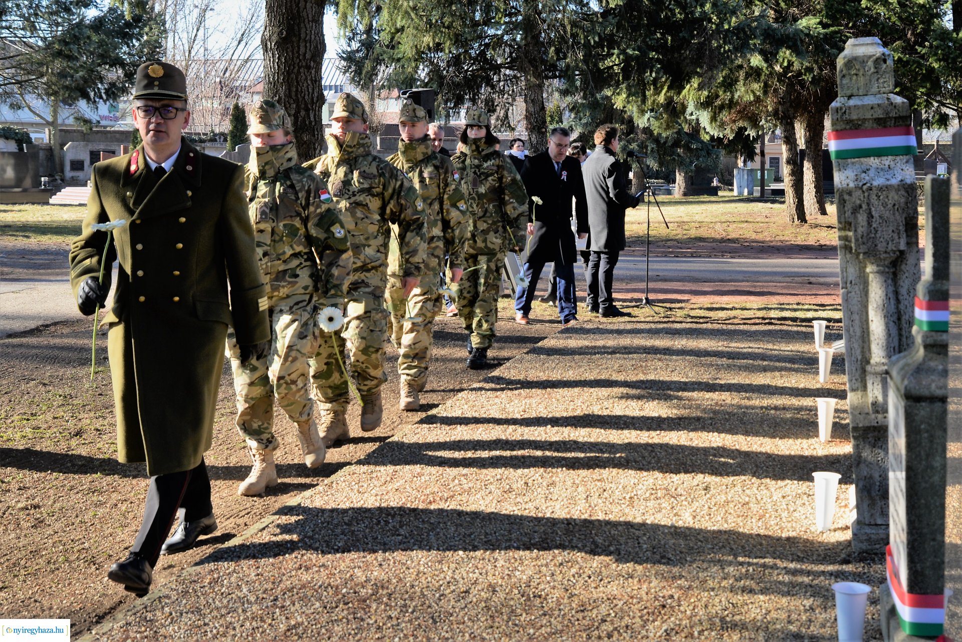 Ünnepi koszorúzások városunkban