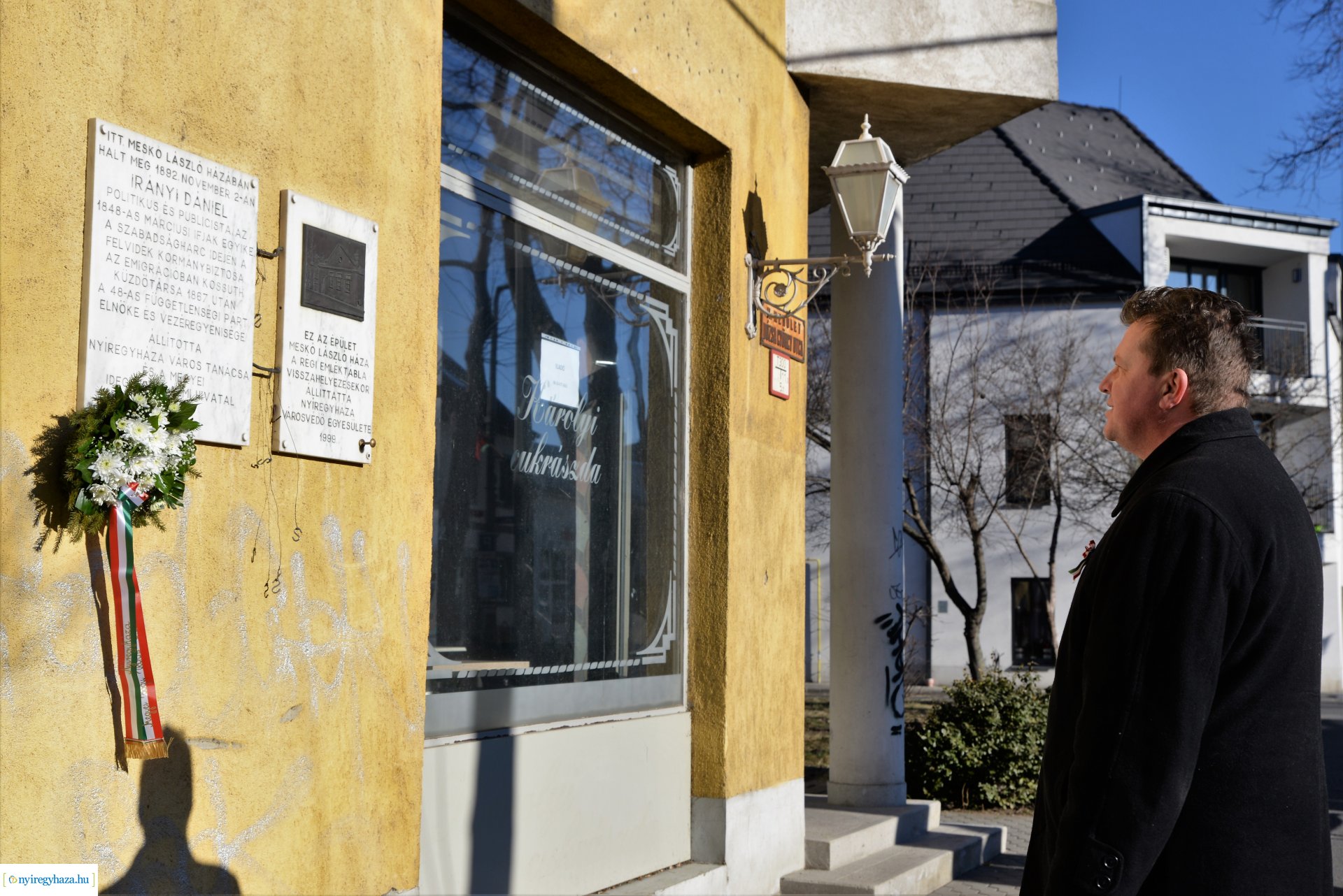 Ünnepi koszorúzások városunkban