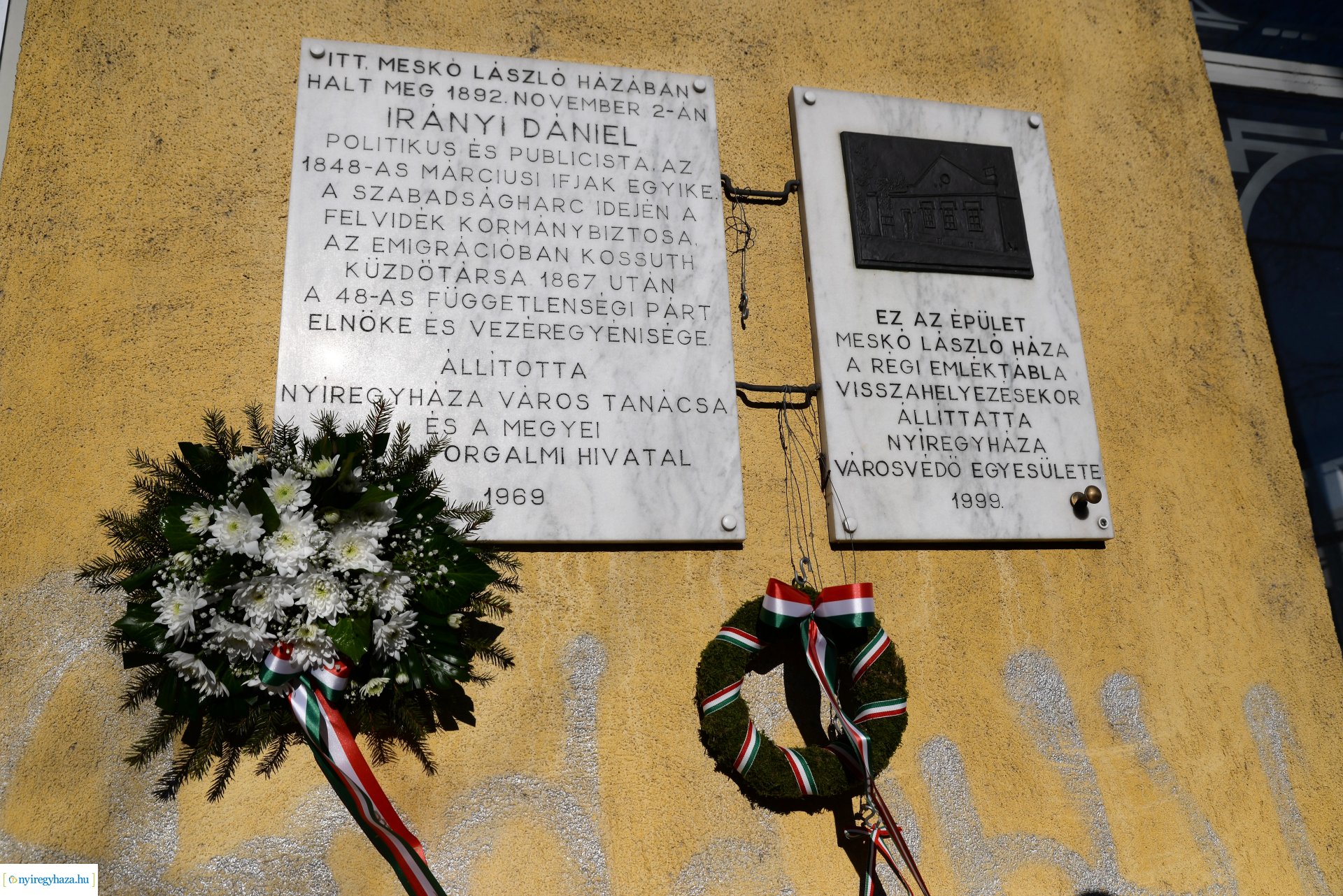 Ünnepi koszorúzások városunkban