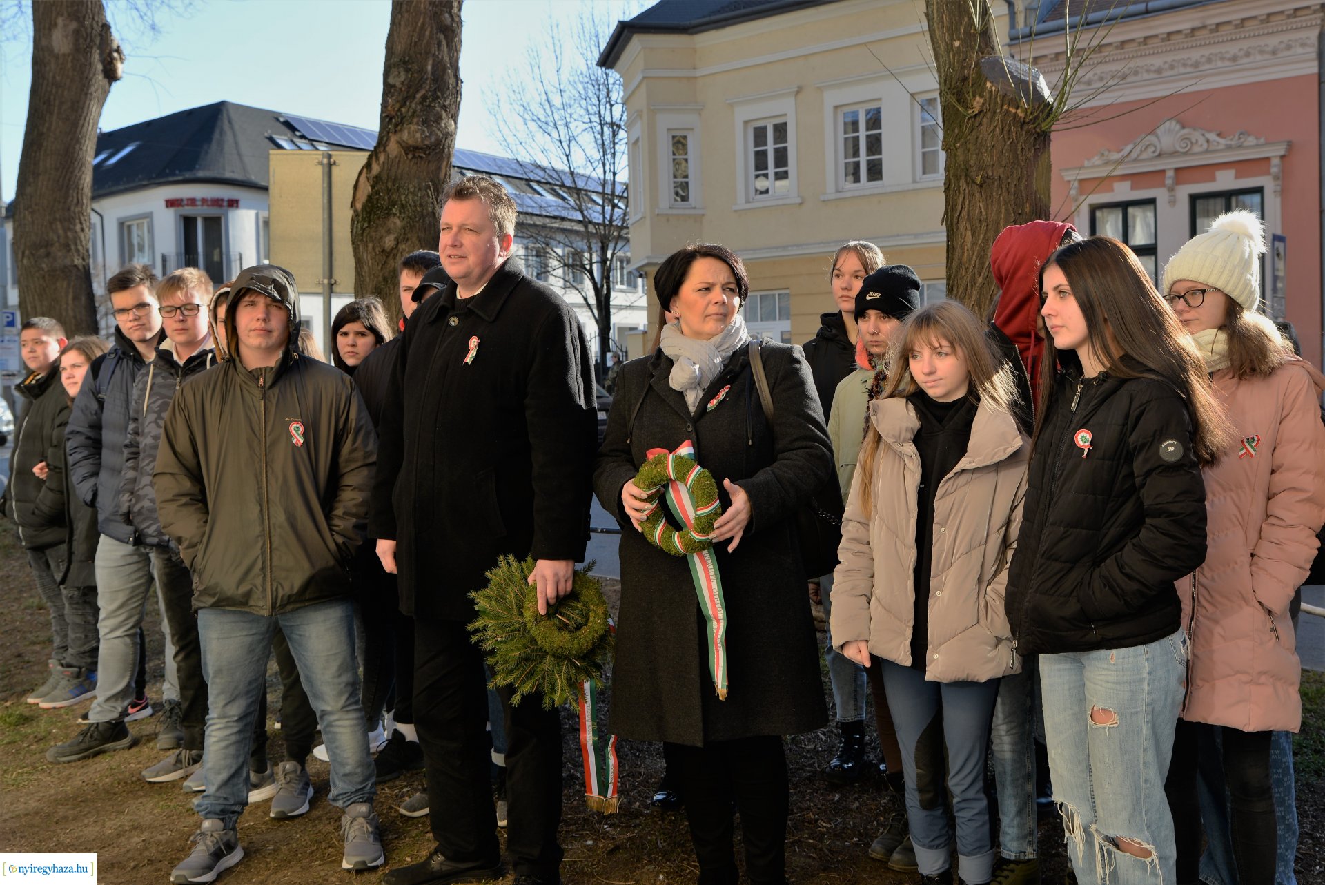 Ünnepi koszorúzások városunkban