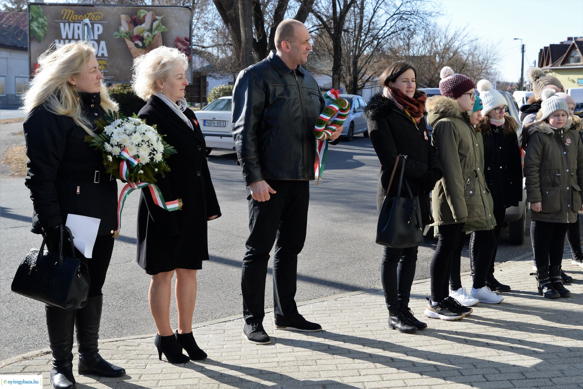 Ünnepi koszorúzások városunkban