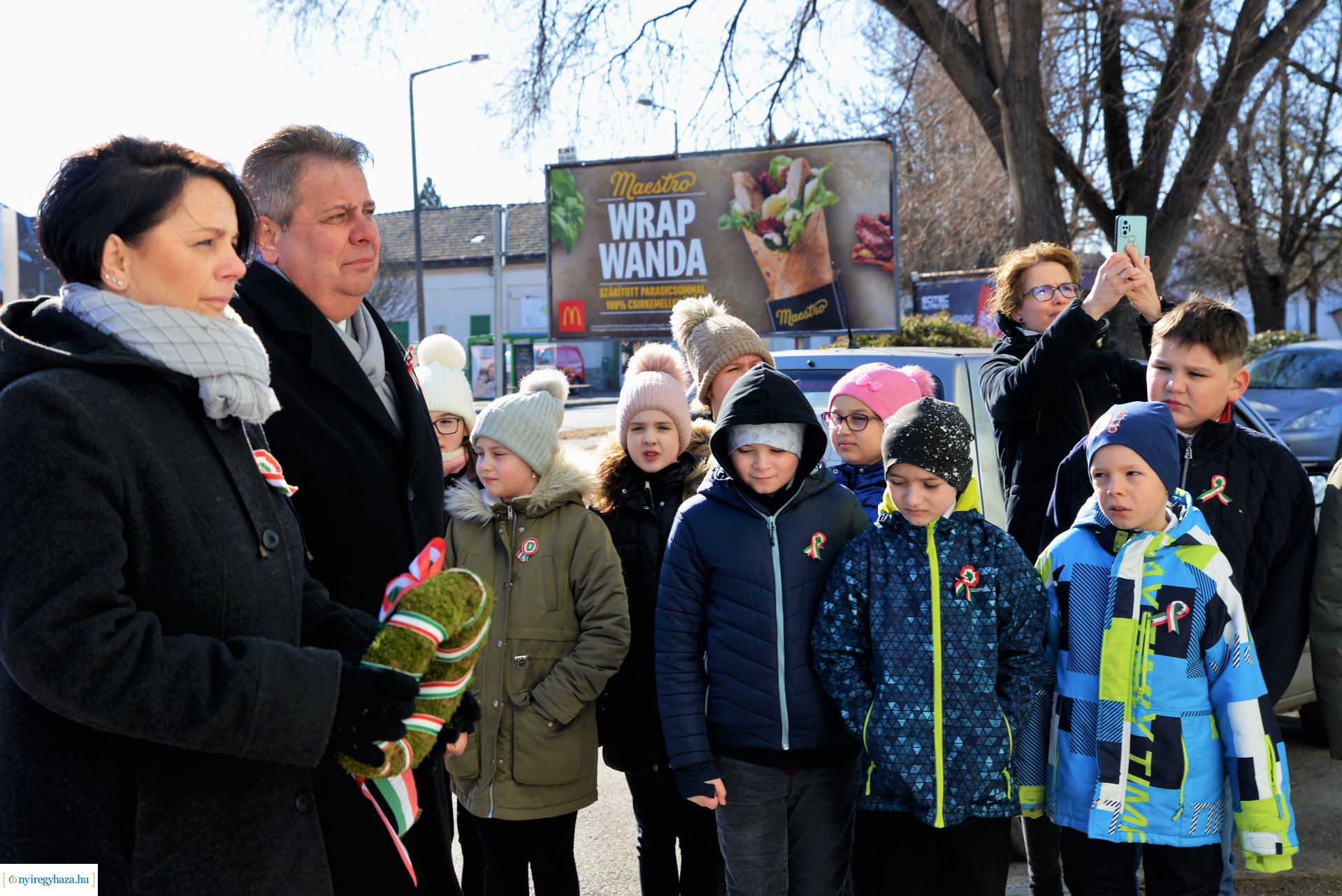 Ünnepi koszorúzások városunkban
