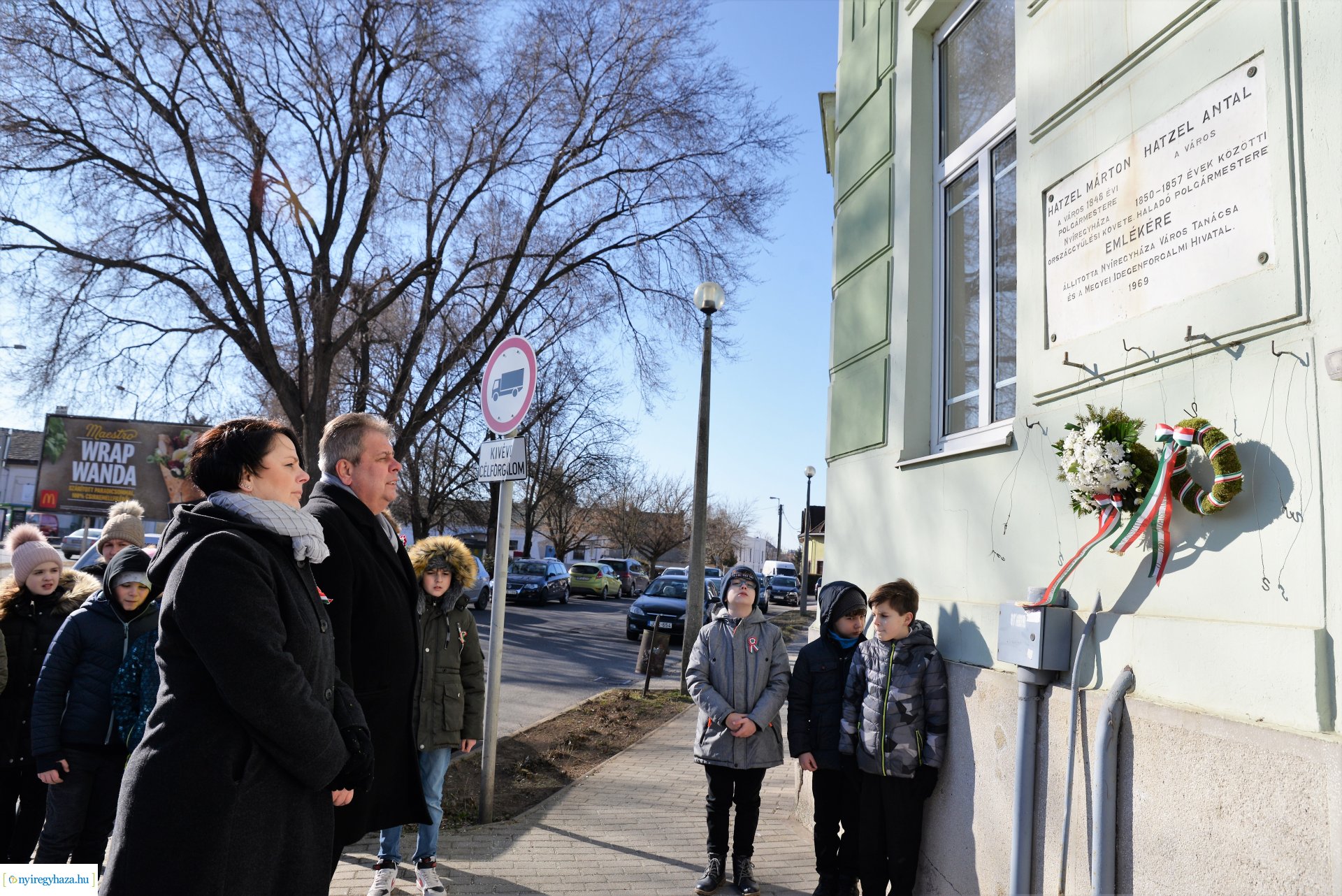 Ünnepi koszorúzások városunkban