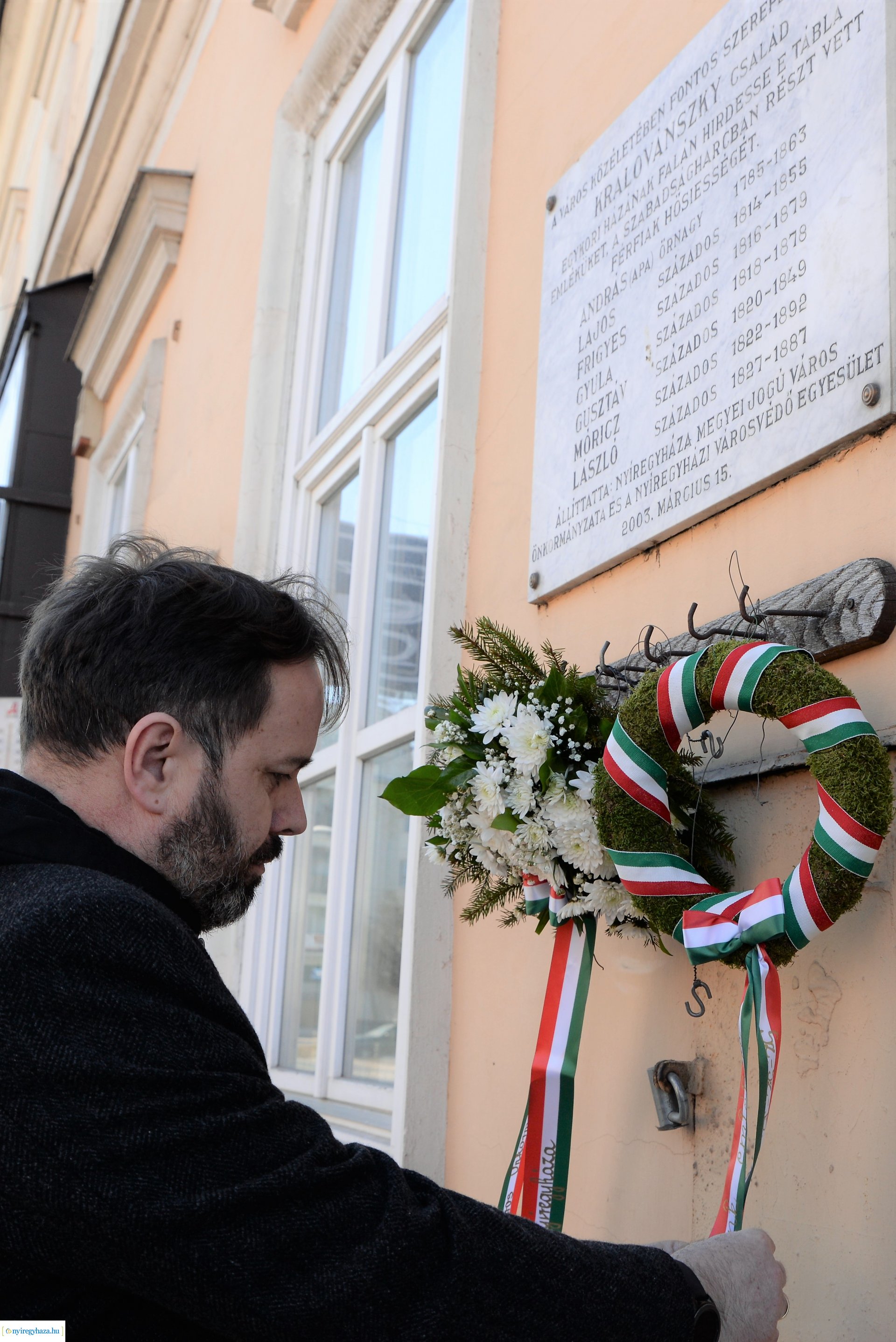 Ünnepi koszorúzások városunkban