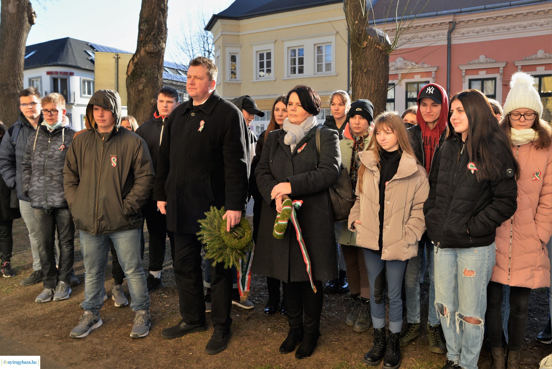 Ünnepi koszorúzások városunkban