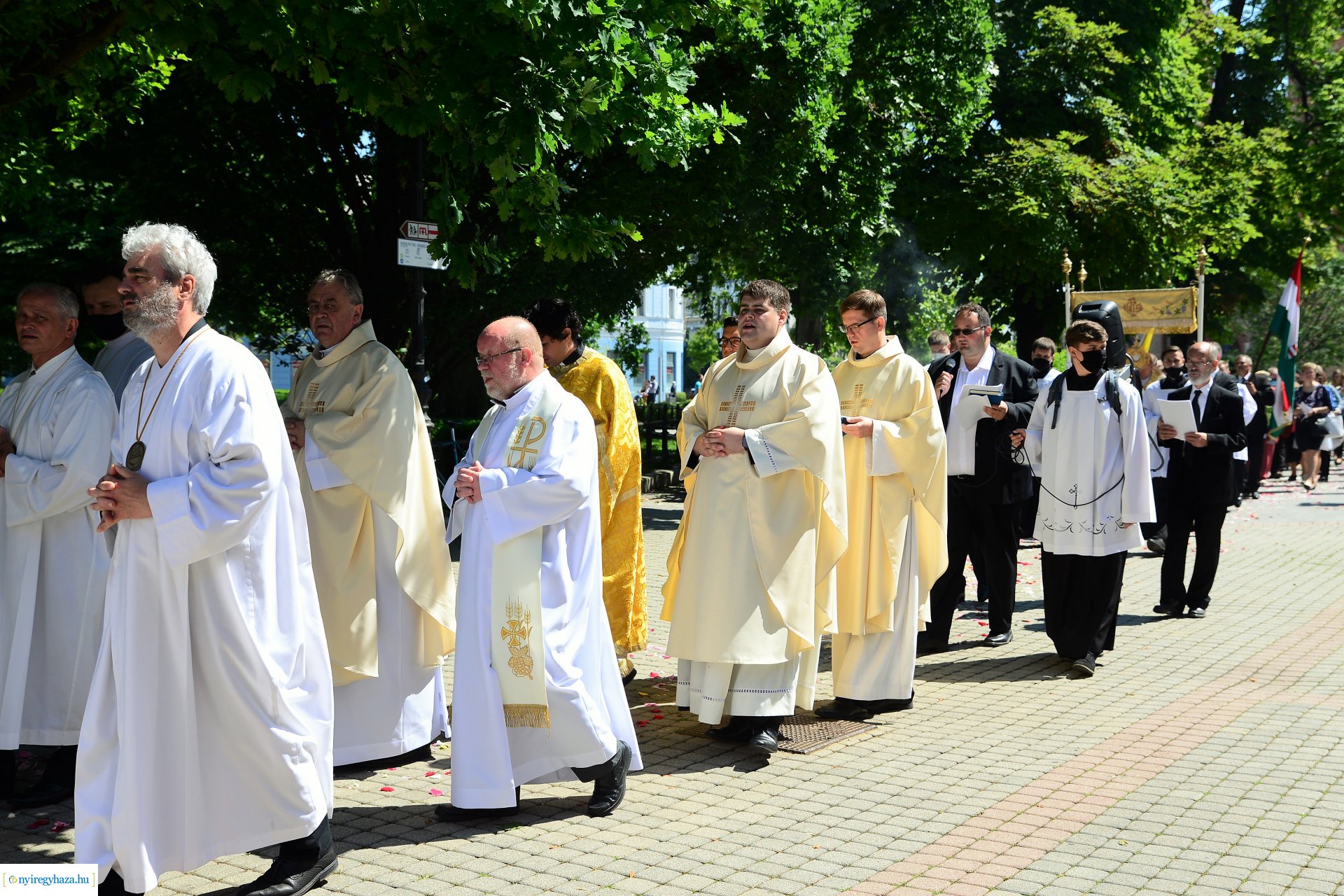 Úrnapi körmenet a Magyarok Nagyasszonya-társszékesegyházban