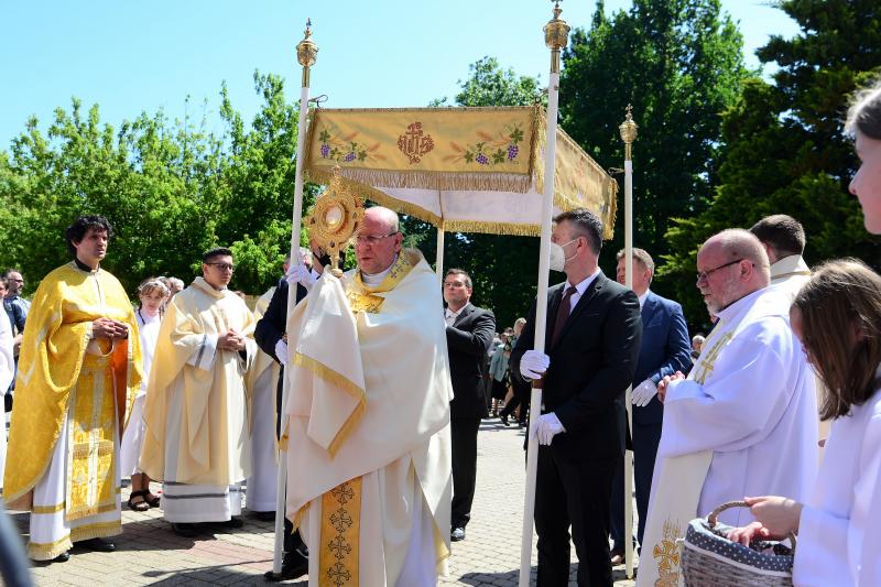 Úrnapi körmenet a Magyarok Nagyasszonya-társszékesegyházban