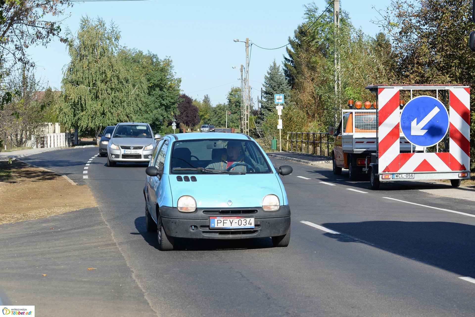 Útátadás a Westsik Vilmos utcán