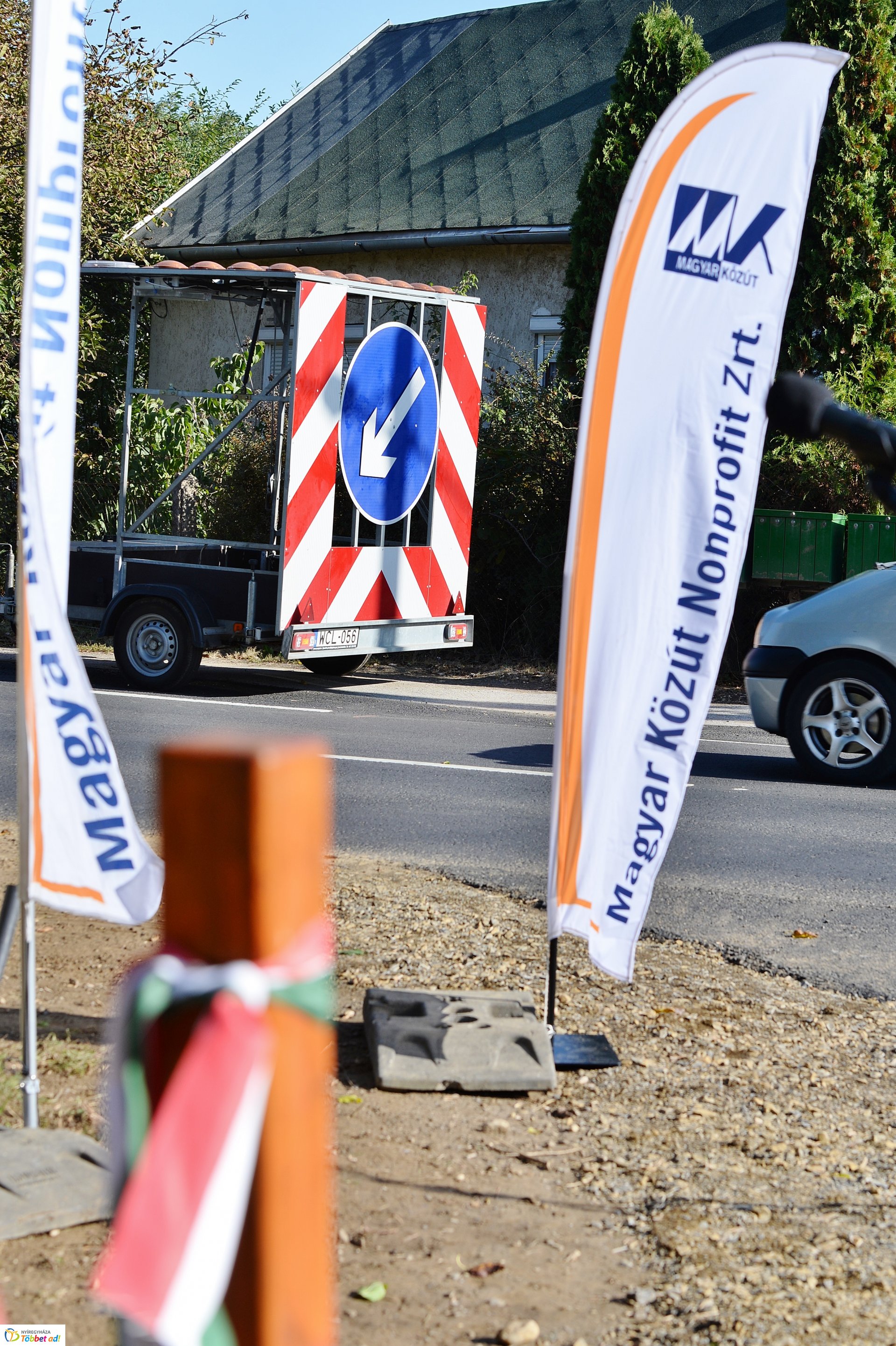 Útátadás a Westsik Vilmos utcán