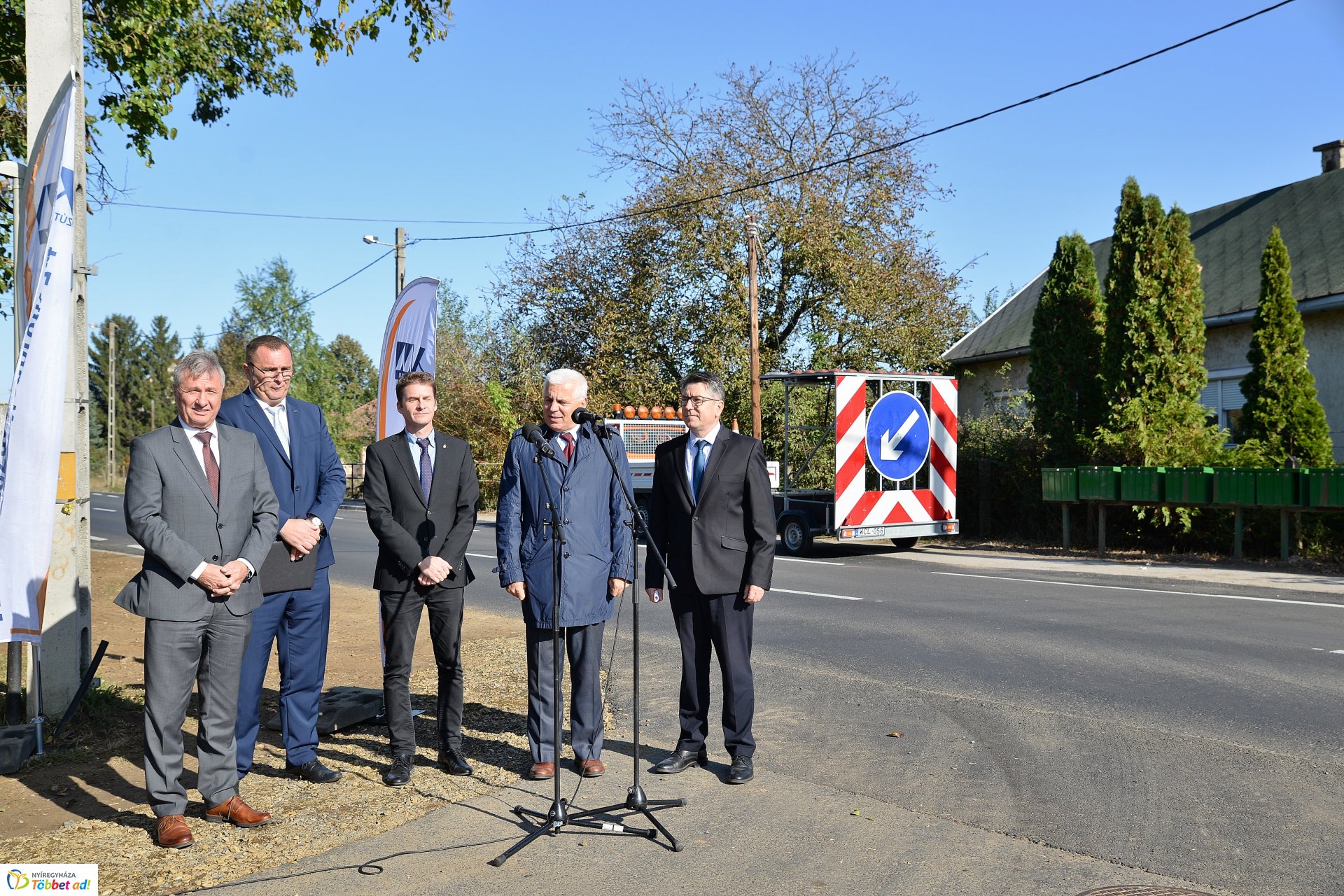 Útátadás a Westsik Vilmos utcán