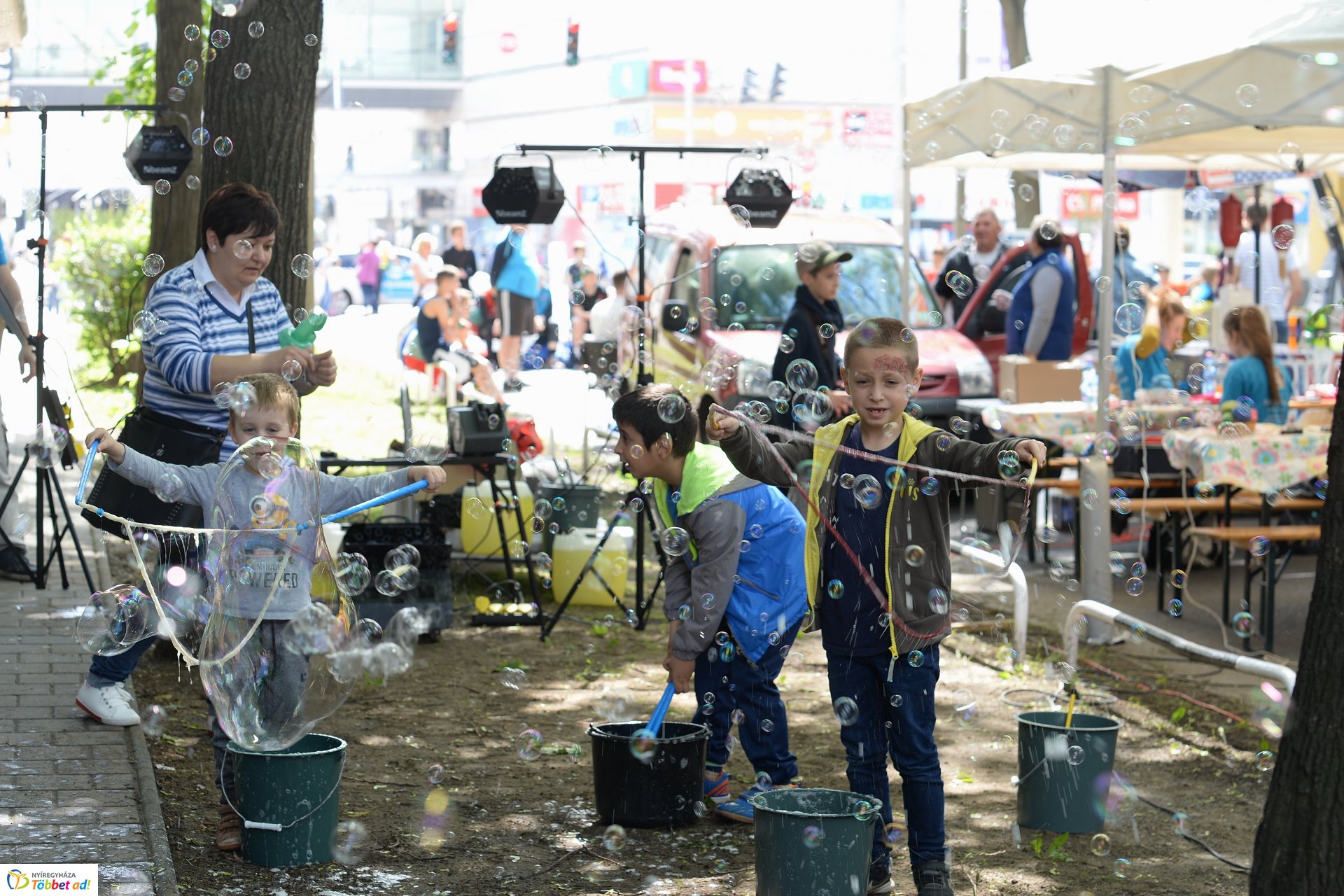 Utcai piknik a belvárosban