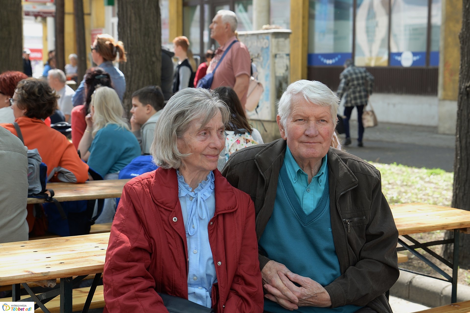 Utcai piknik a belvárosban