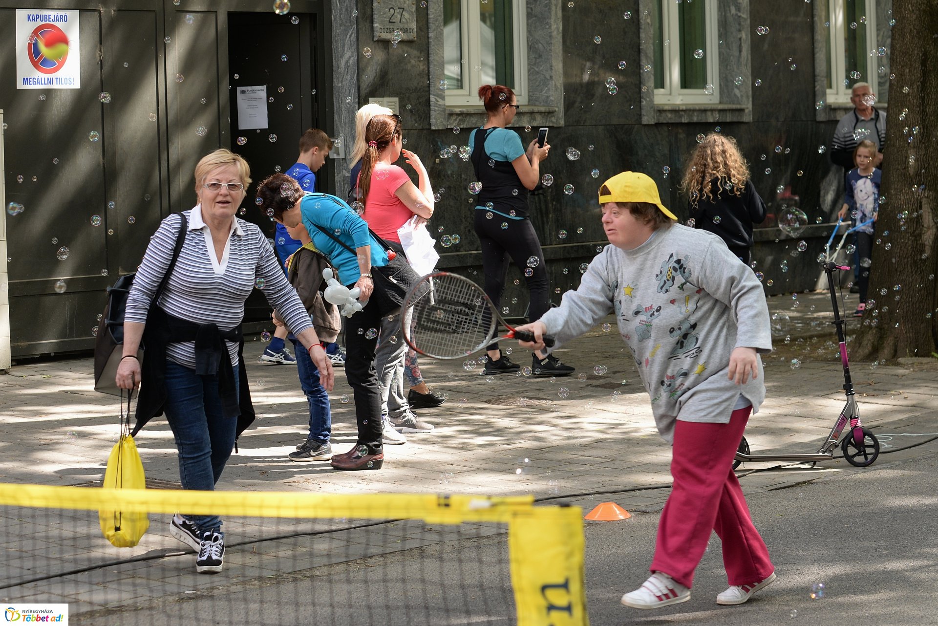 Utcai piknik a belvárosban