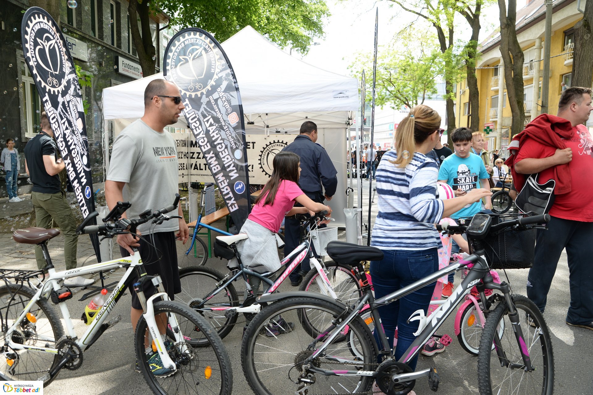 Utcai piknik a belvárosban