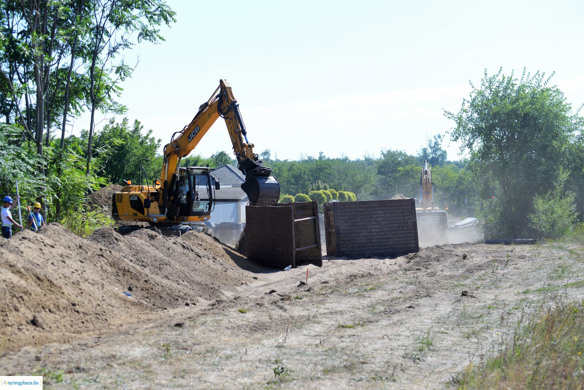 Útépítés a Kacagó utcán