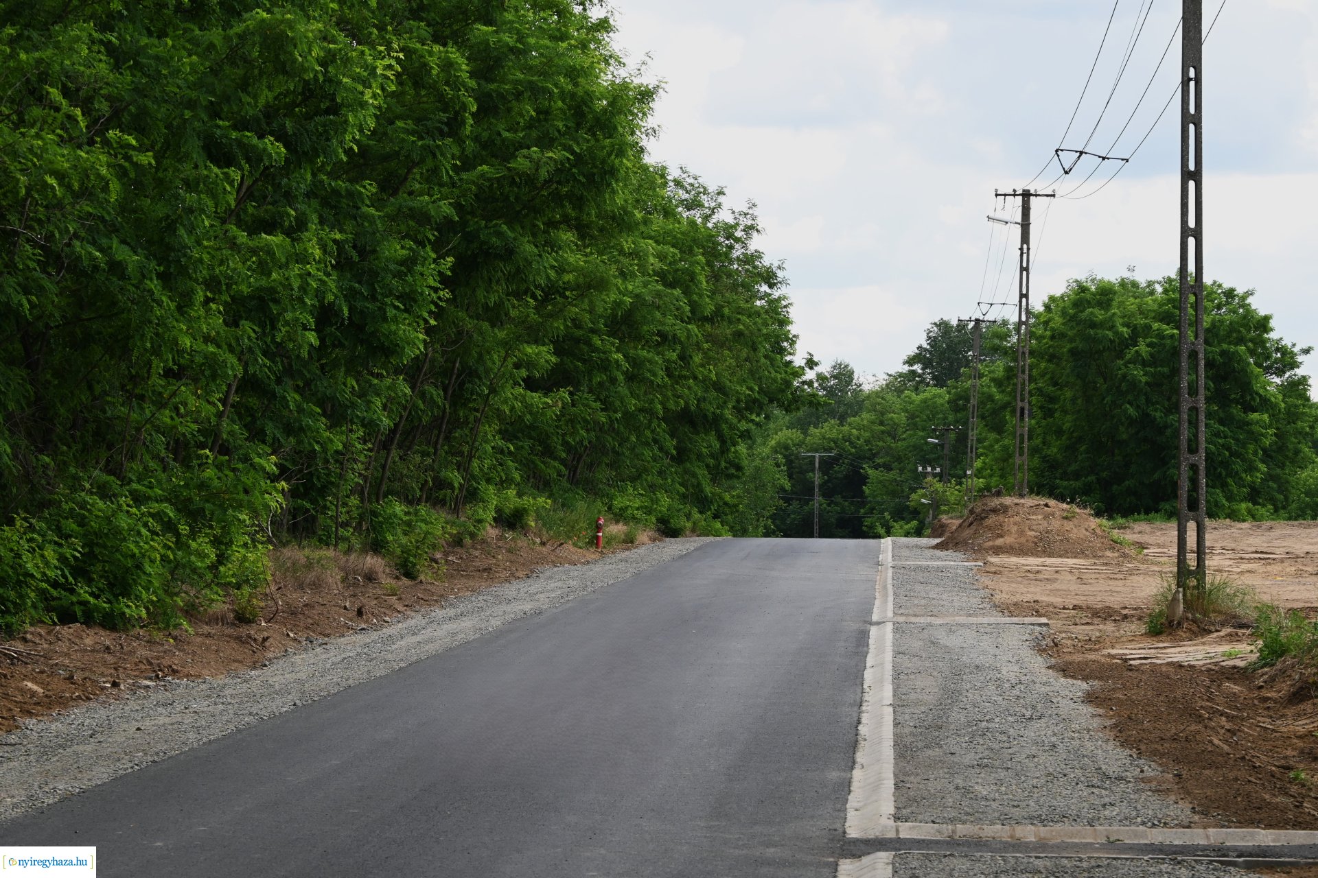 Útfejlesztés Csernyikbokor és Mátyásbokor határában 