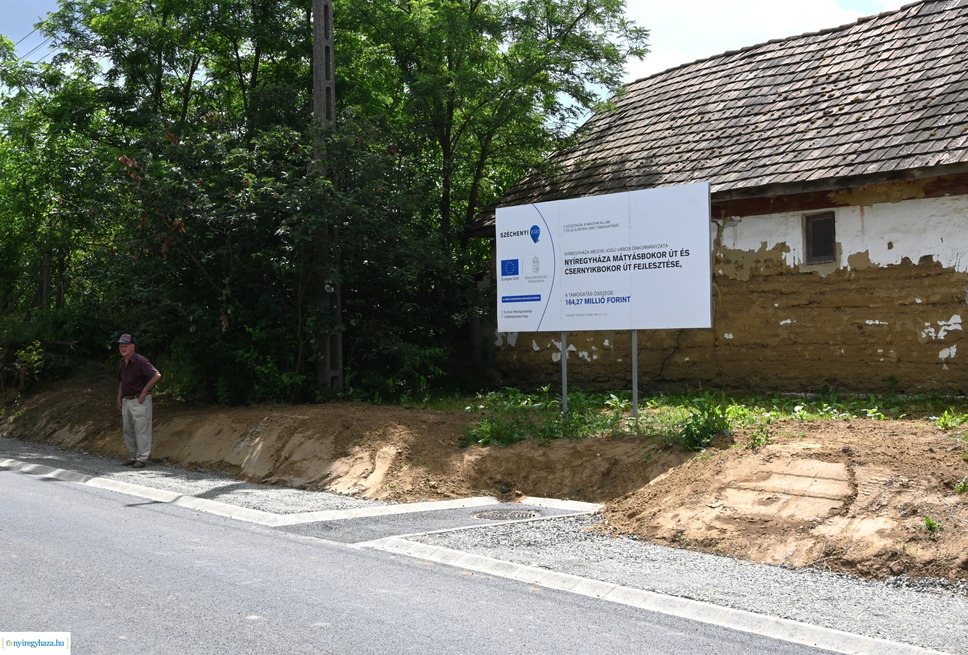 Útfejlesztés Csernyikbokor és Mátyásbokor határában 