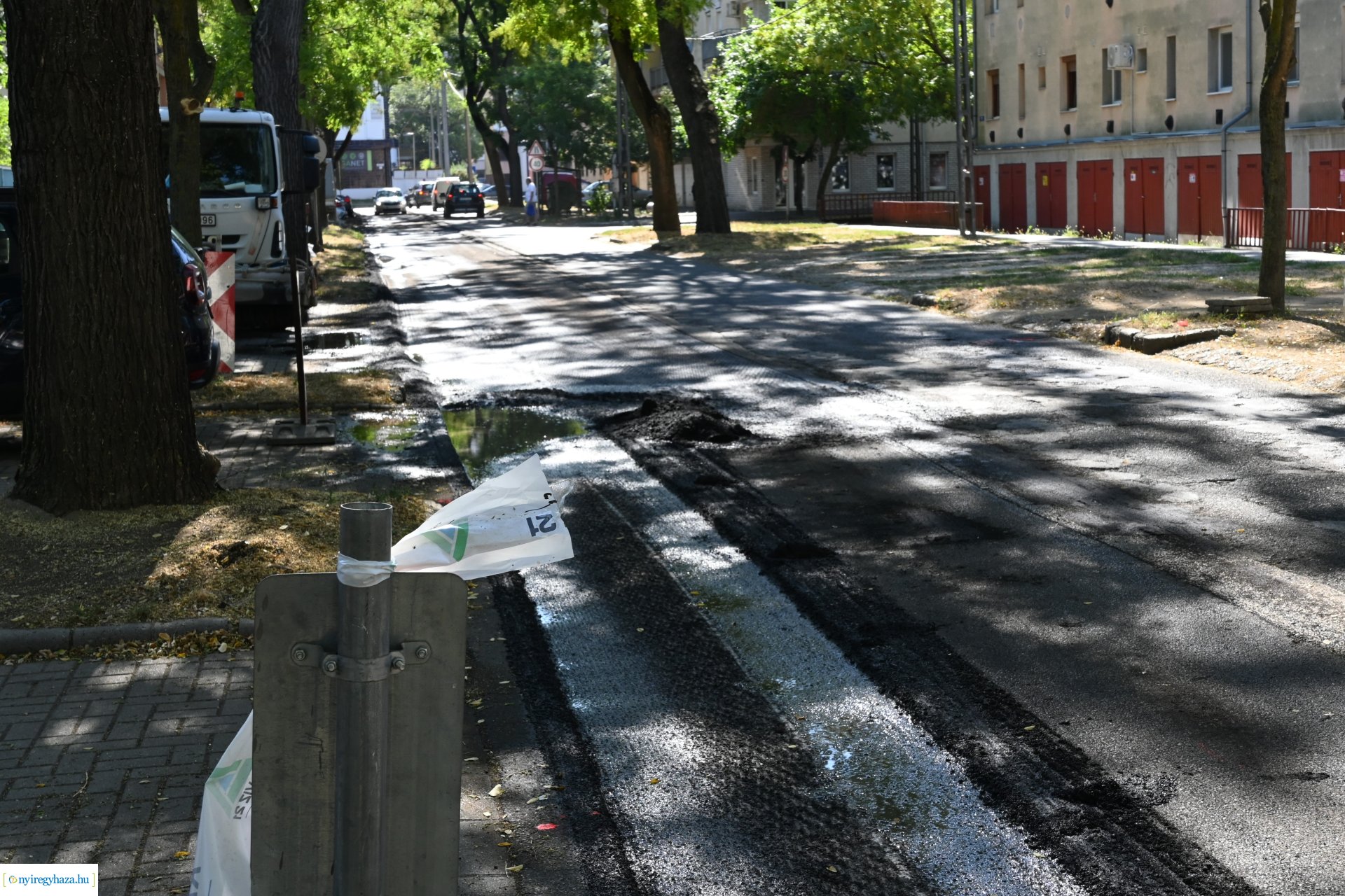 Útfelújítás kezdődött az Árok utcán