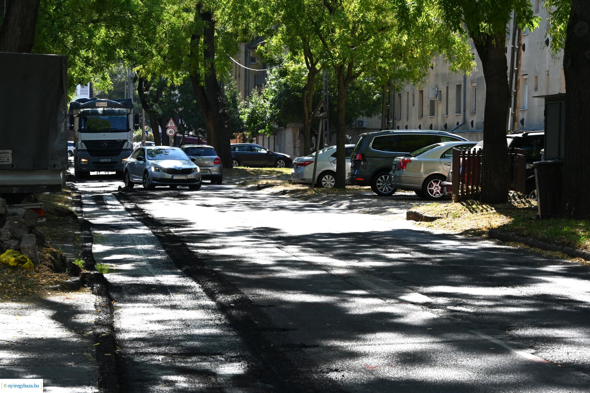 Útfelújítás kezdődött az Árok utcán