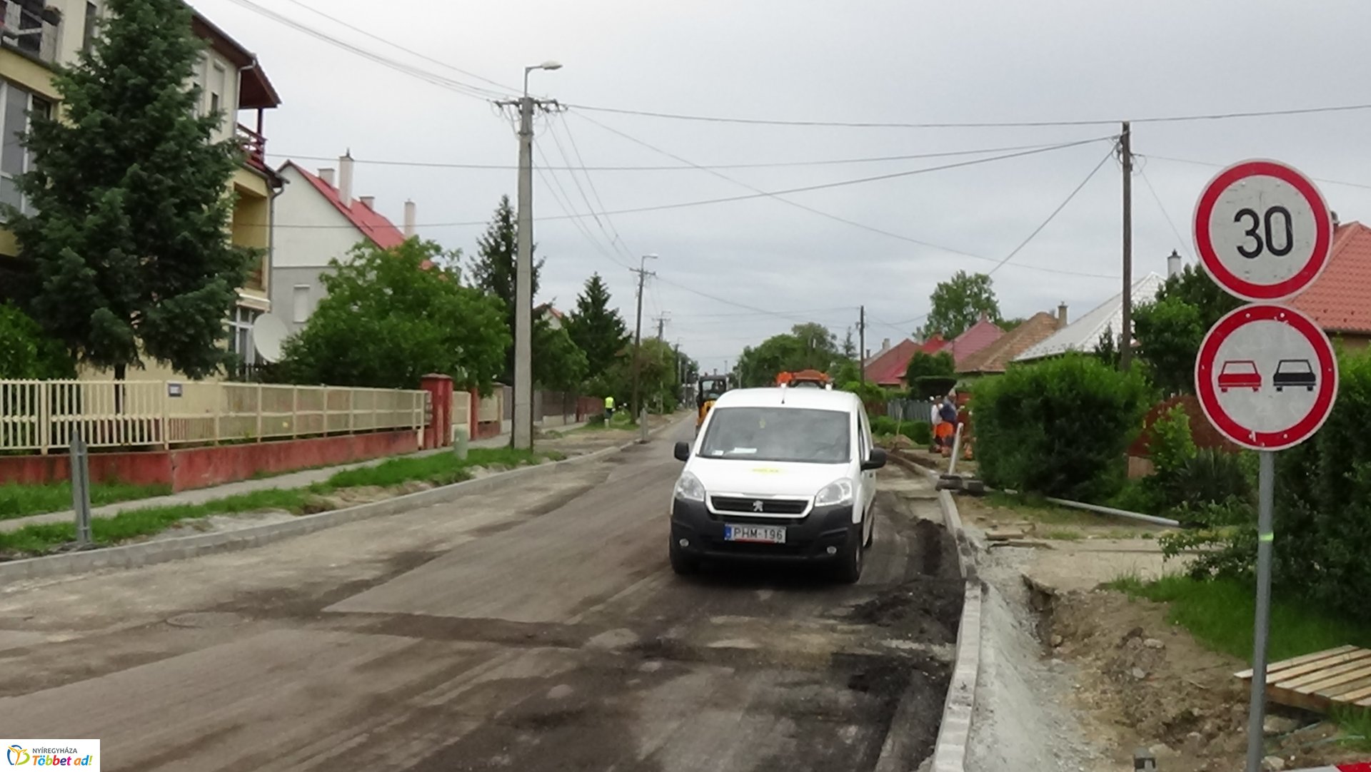 Útfelújítási munkálatok a Kertvárosban