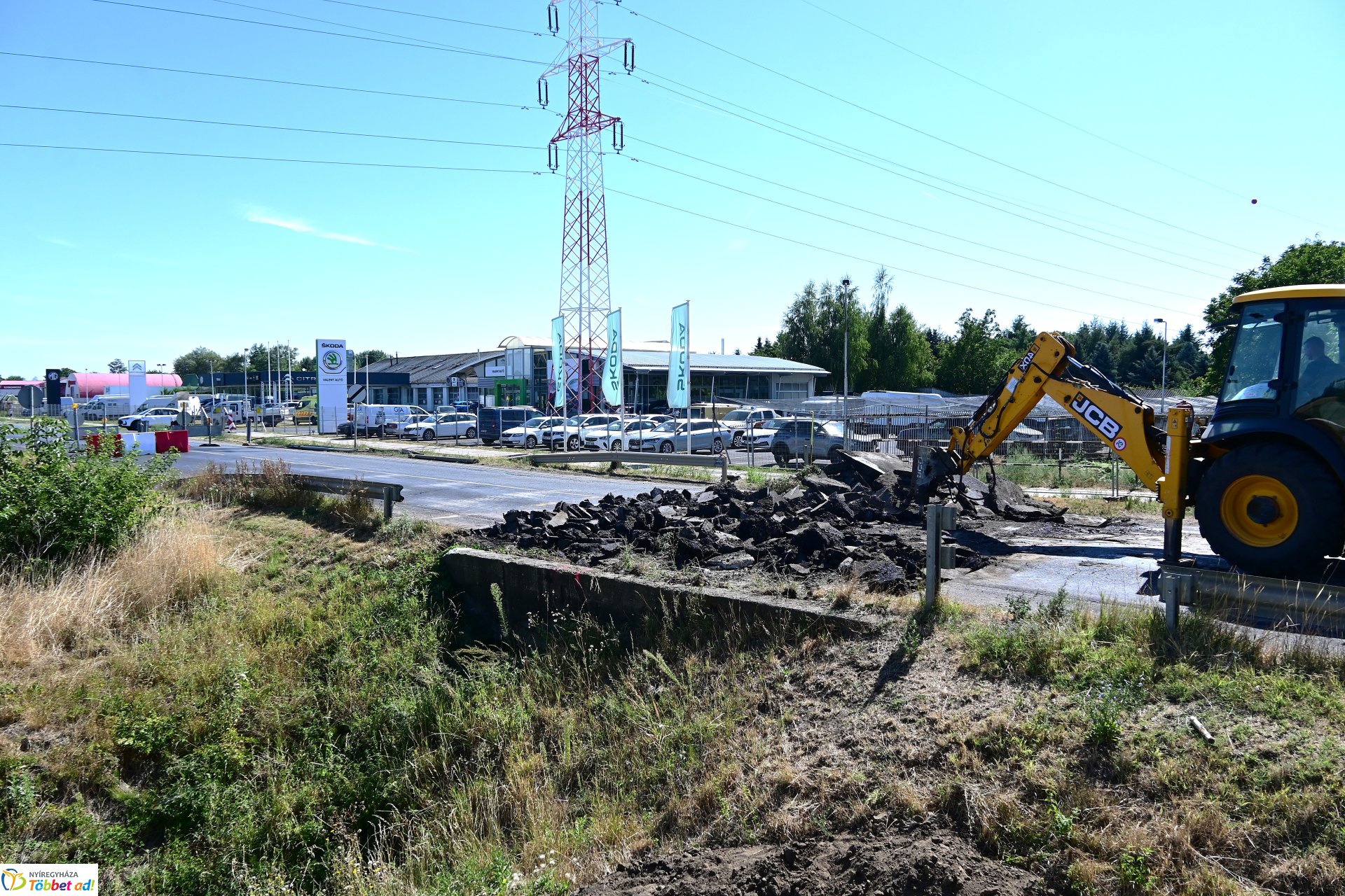 Útlezárás a 36-os főúton