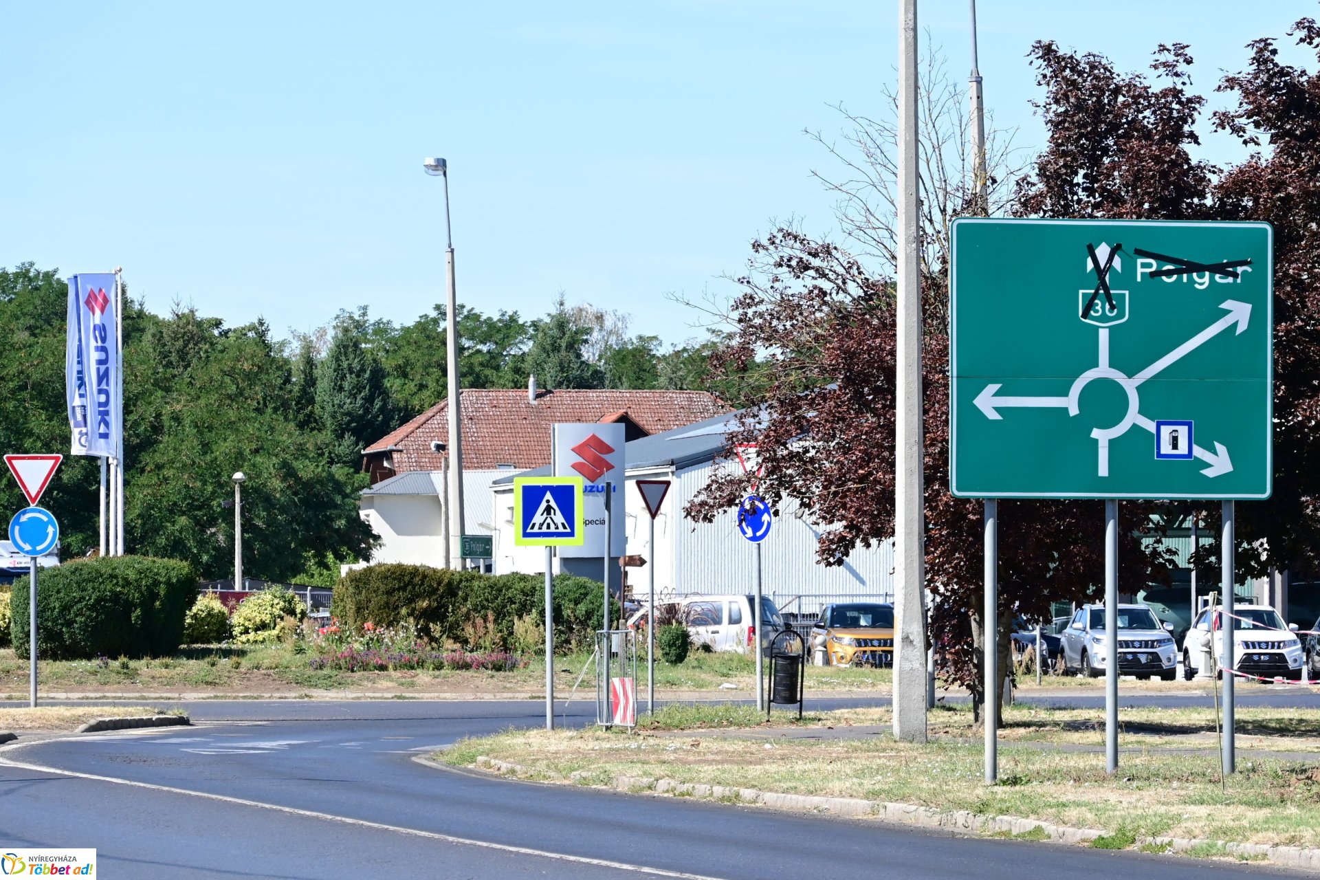Útlezárás a 36-os főúton