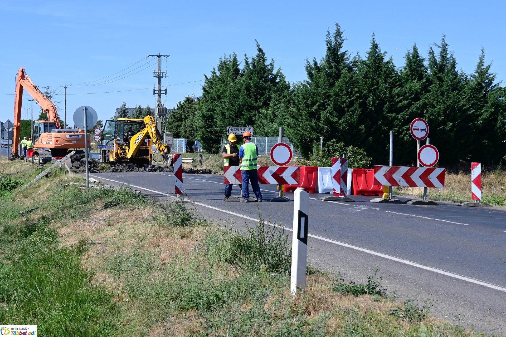 Útlezárás a 36-os főúton
