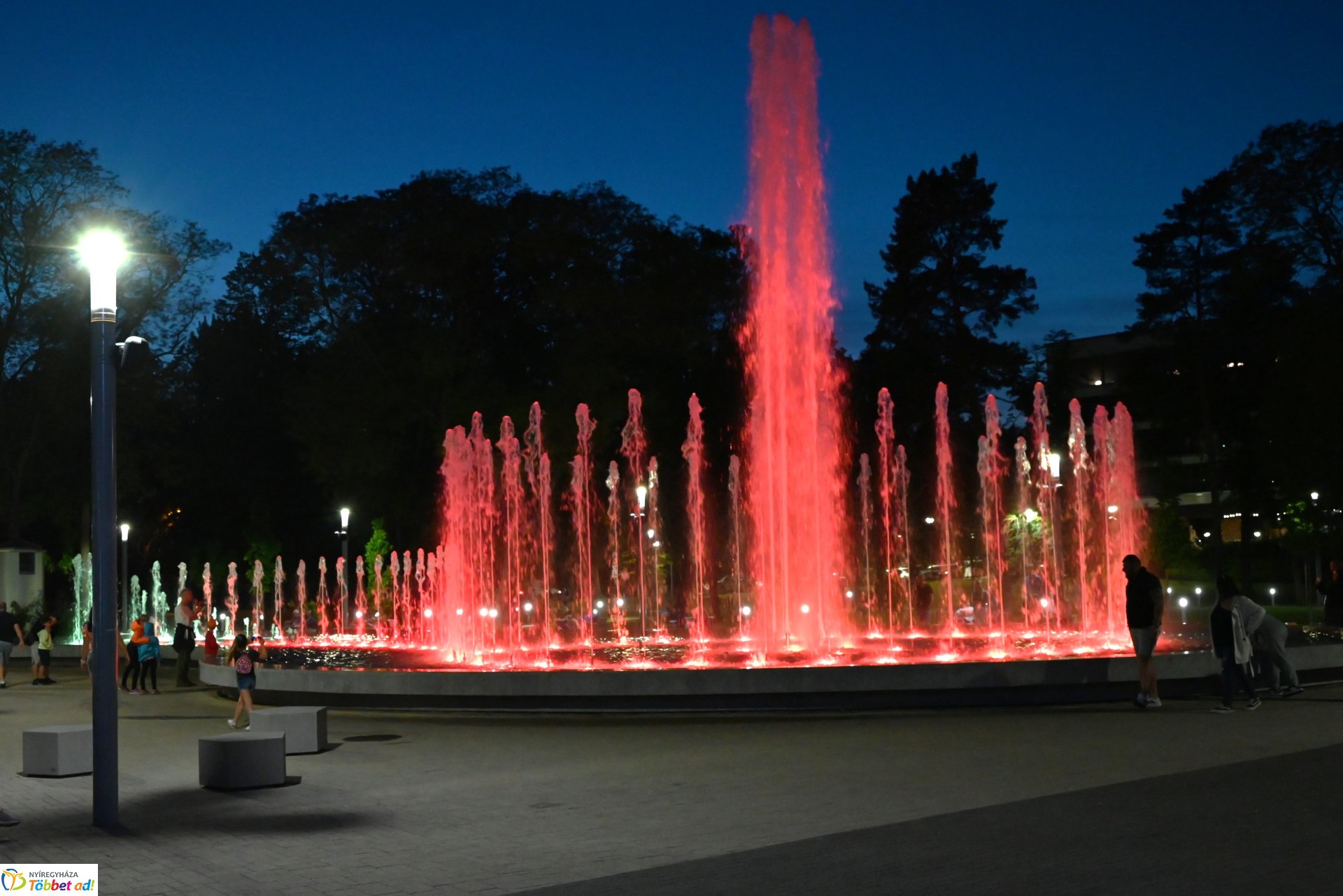  Üzemel a zenélő szökőkút Sóstón