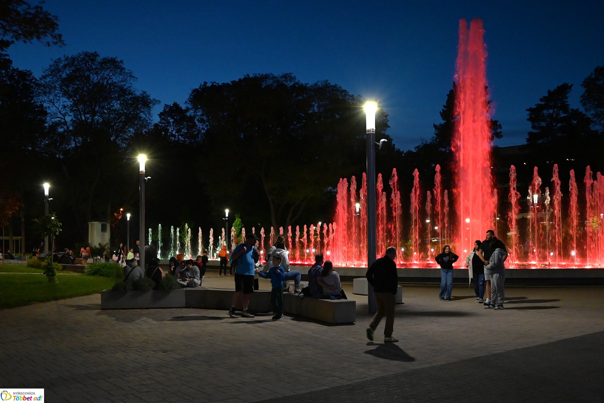  Üzemel a zenélő szökőkút Sóstón