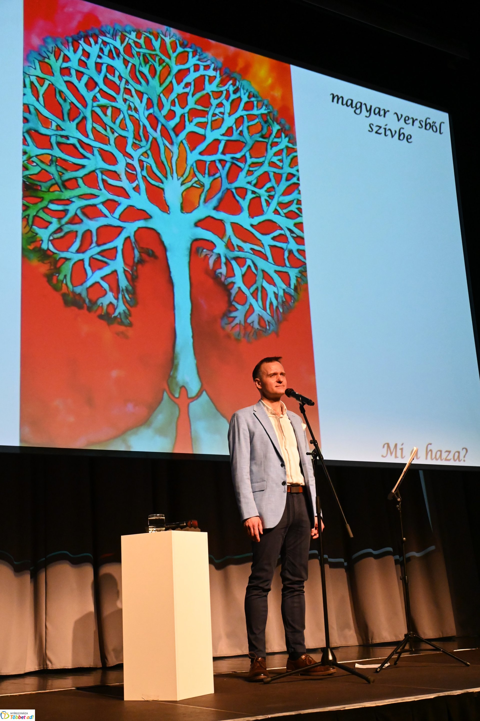 Üzenet az égbe, magyar versből szívbe - Tarczy Gyula előadóestje a VMKK-ban