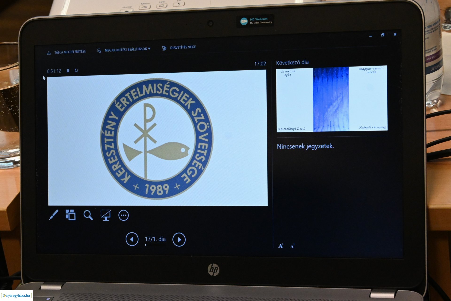 Üzenet az égbe - Tarczy Gyula előadói estje a Vasutas Művelődési Házban