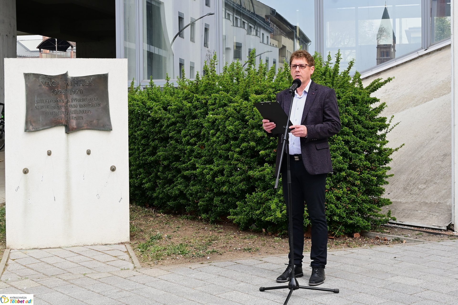 Váci Mihály halálának évfordulóján a költőre emlékeztek Nyíregyházán