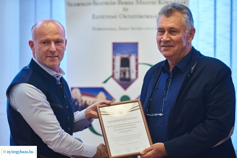 Vadászok adománya a kórháznak