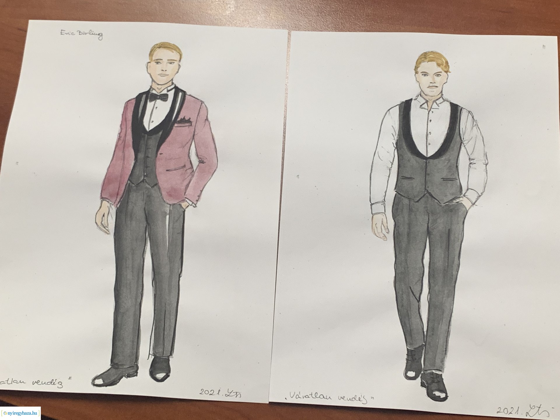 Váratlan vendég díszlet- és jelmezterv elfogadás